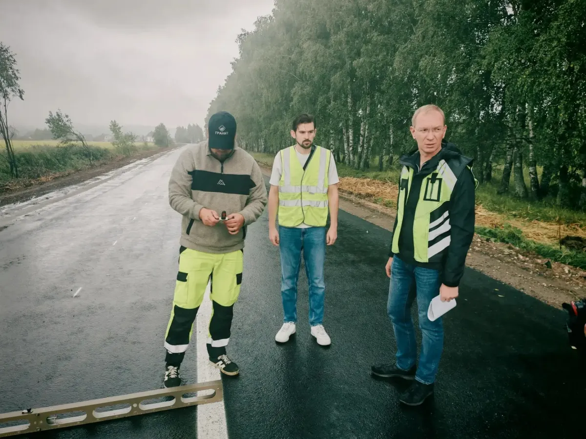 Дорогу Ближнее Борисово - Румянцево расширили до двух полос