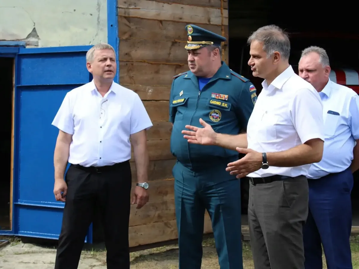 🚒 **Новое здание пожарной части открыли в Починковском округе
