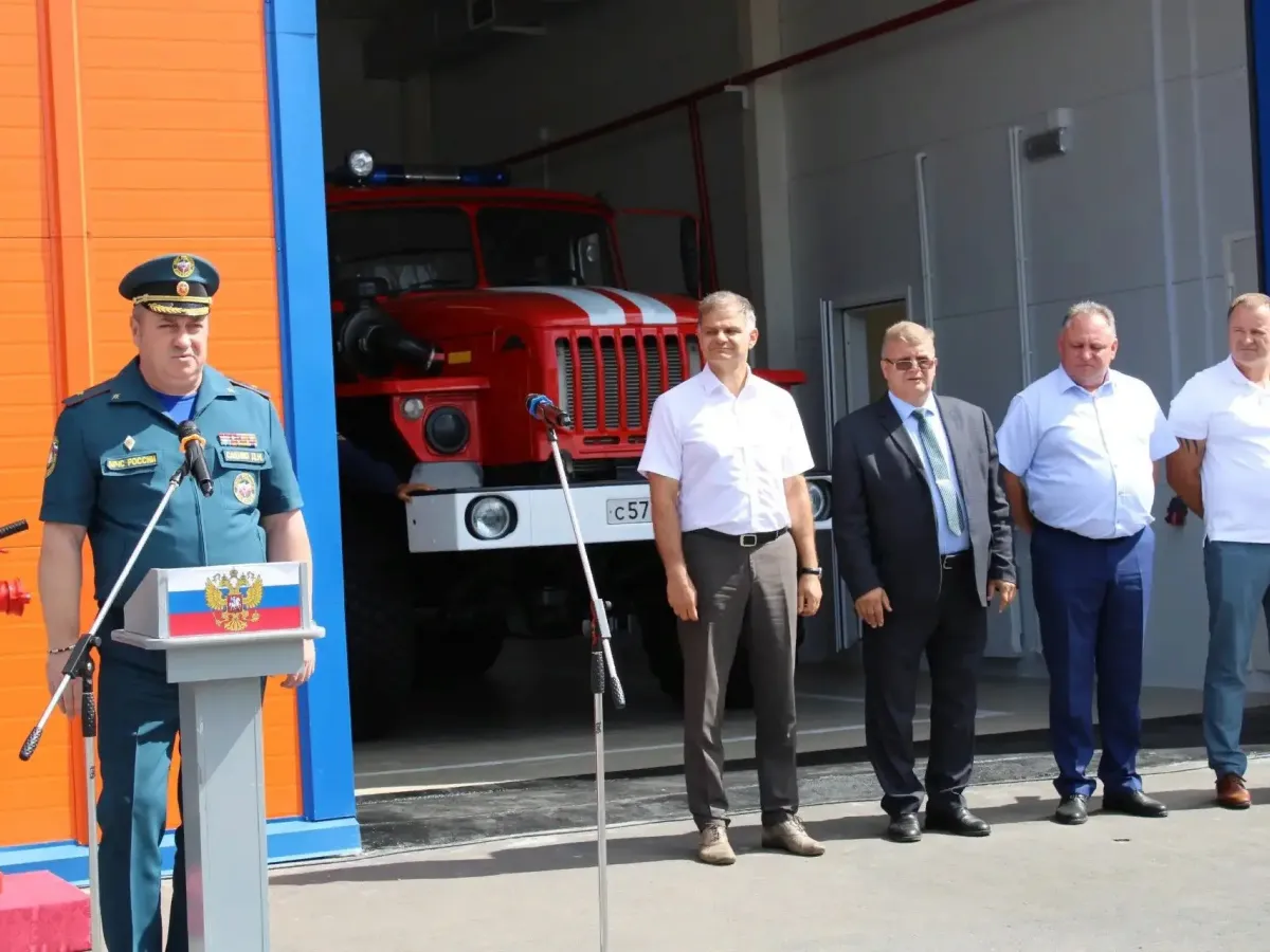 🚒 **Новое здание пожарной части открыли в Починковском округе