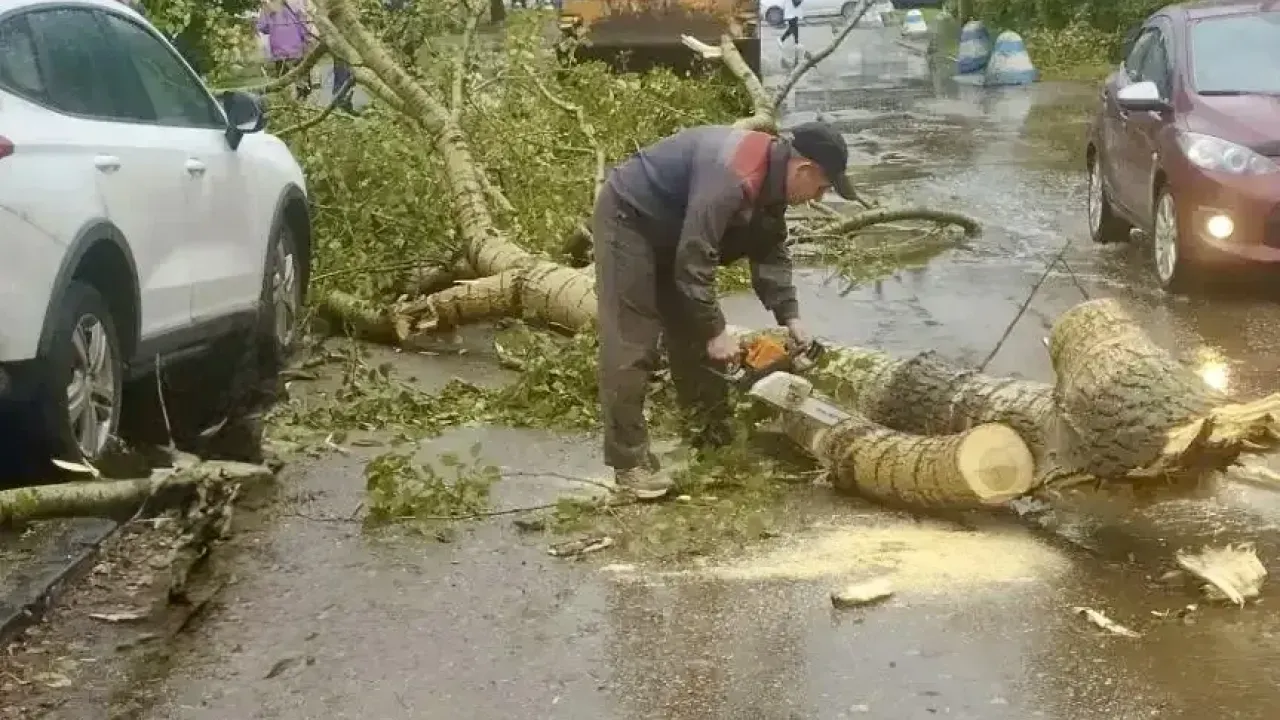 В Нижнем Новгороде прошёл смерч