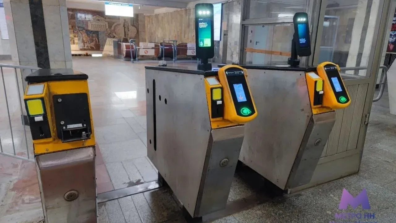 Замена турникетов в метро Нижнего Новгорода